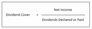 dividend cover ratio formula