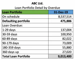 Loan portfolio at risk